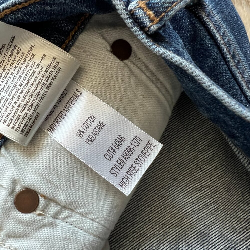 AGOLDE High Rise Stovepipe Jeans - Picture 5 of 5